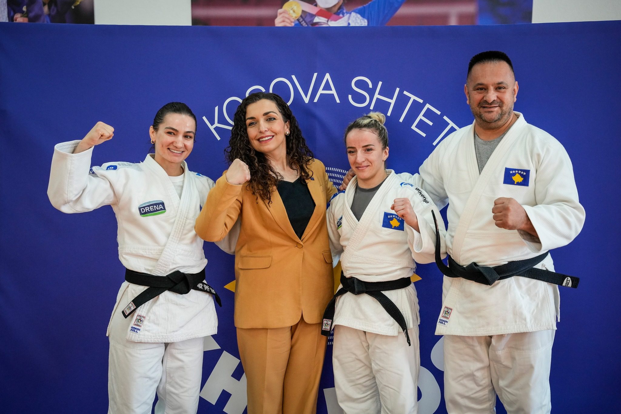 Presidentja Osmani viziton Qendrën Nacionale të Xhudos në Pejë