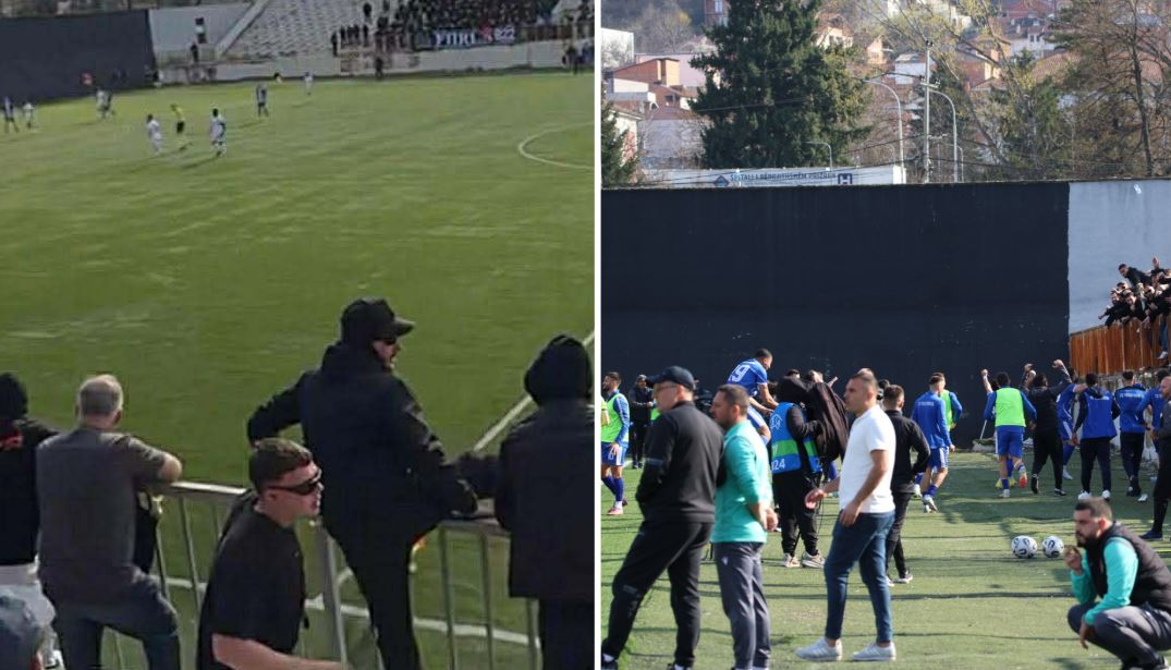 Arrestohet e më pas lirohet, tifozi që goditi referin në ndeshjen Liria – Vushtrria