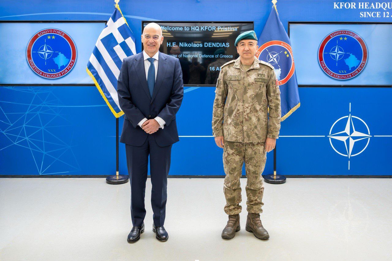 Ulutash takon ministrin grek të Mbrojtjes, flasin për situatën e sigurisë në Kosovë