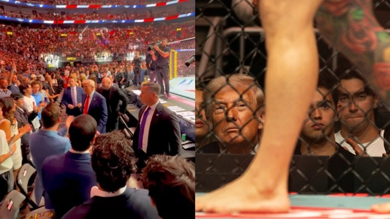 Trump po shikonte një ndeshje UFC, ndërsa negociatat dështuan