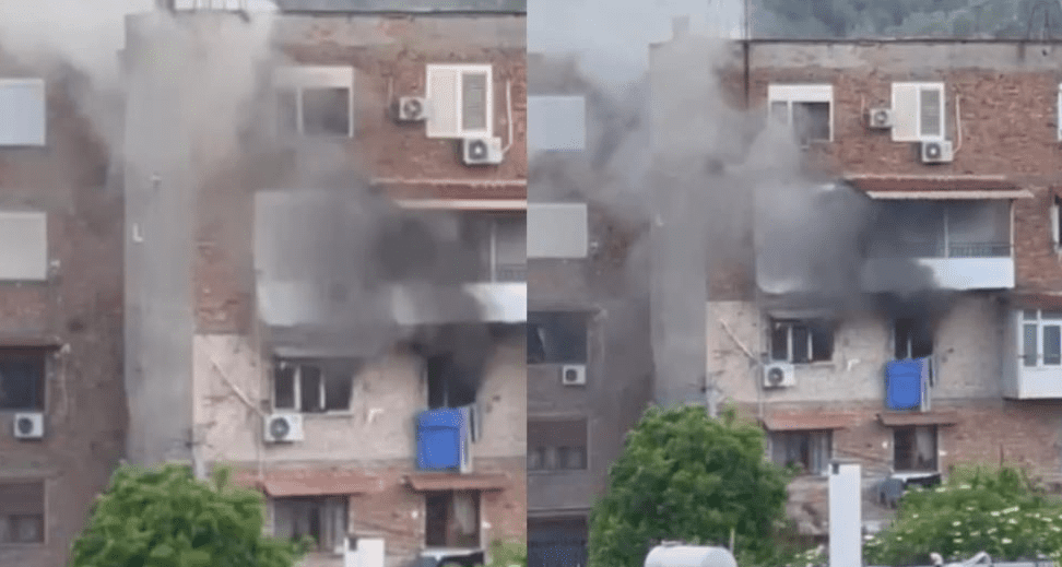 Përfshihet nga zjarri një banesë në Elbasan
