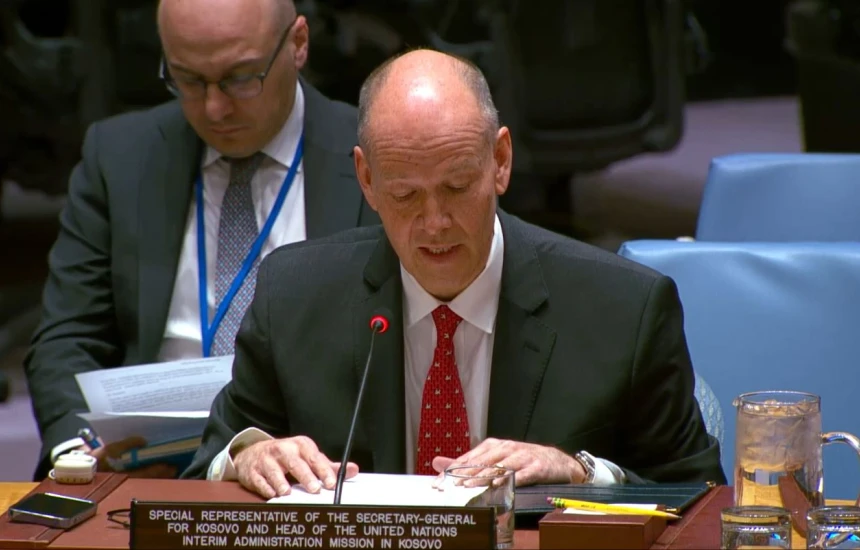 Shefi i UNMIK-ut në Këshillin e Sigurimit: Sulmuesit e Banjskës dhe Ibër-Lepencit të mbahen përgjegjës