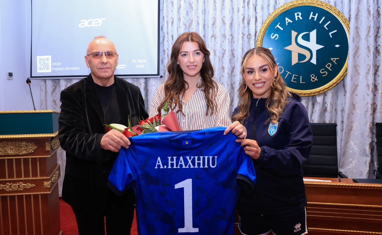 Haxhiu viziton FFK-në në prag të ndeshjes së Kosovës ndaj Bullgarisë