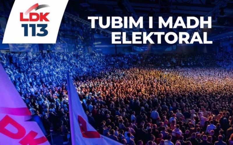 Hapja e fushatës – Të enjten LDK-ja mban tubimin e madh elektoral në Prishtinë
