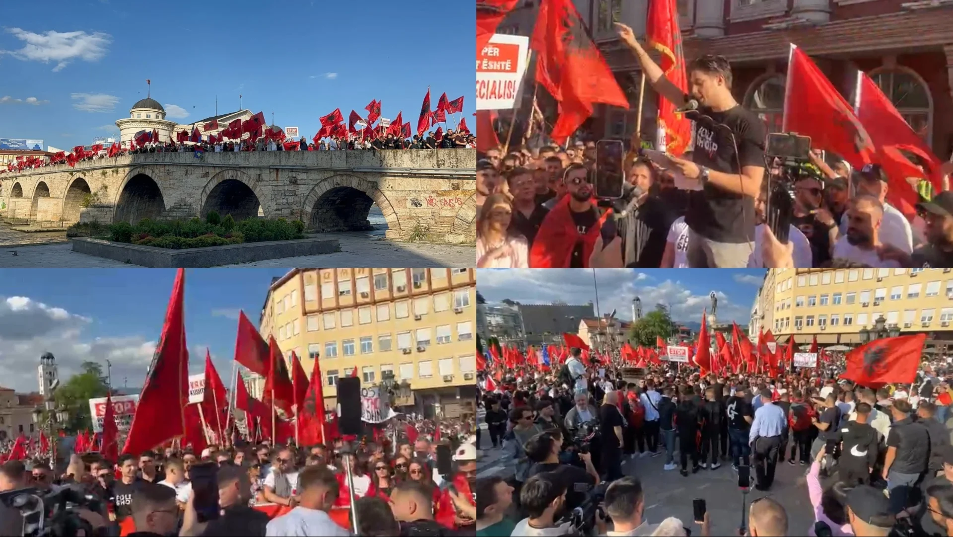Raportohet për tre studentë të arrestuar në protestën në RMV për gjuhën shqipe