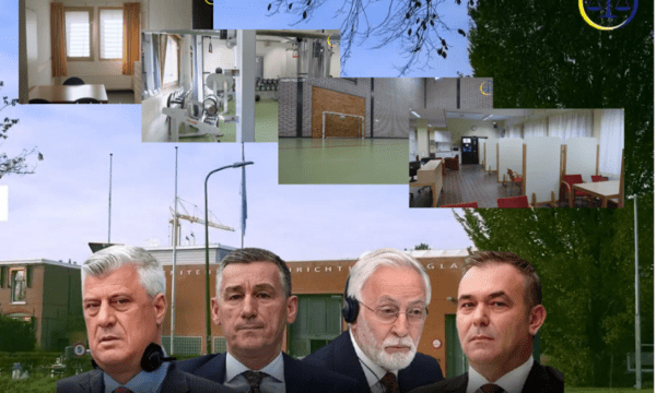 Specialja publikon pamjet nga brenda burgut në Hagë ku mbahen Thaçi dhe të tjerët