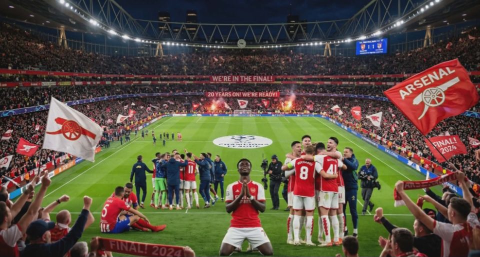 Arsenali, pas 20 vjetësh prek finalen e Championsit