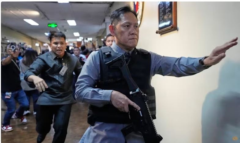 Të shtëna me armë në Senatin e Filipineve gjatë arrestimit të një senatori