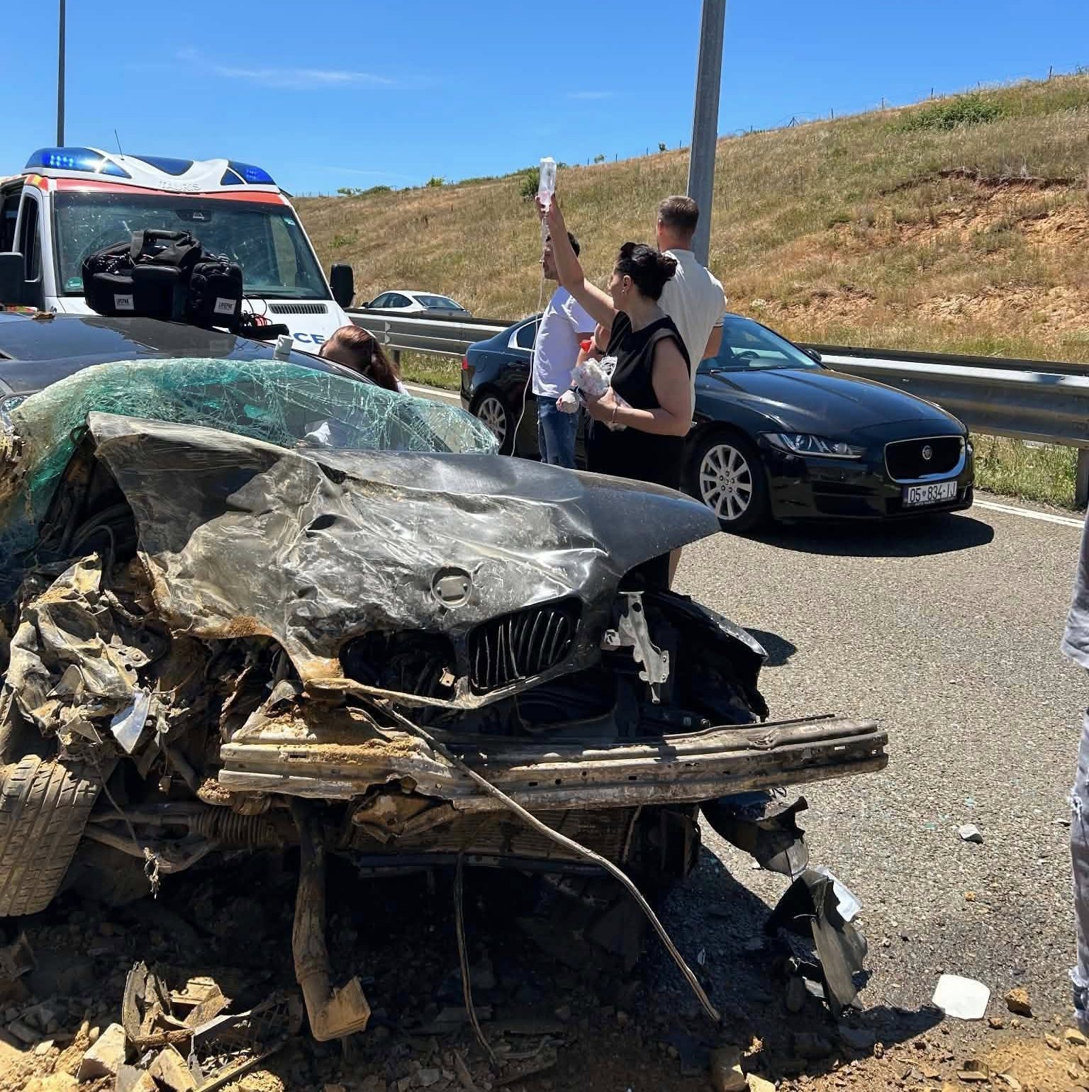 Aksident i rëndë në autostradën “Ibrahim Rugova”