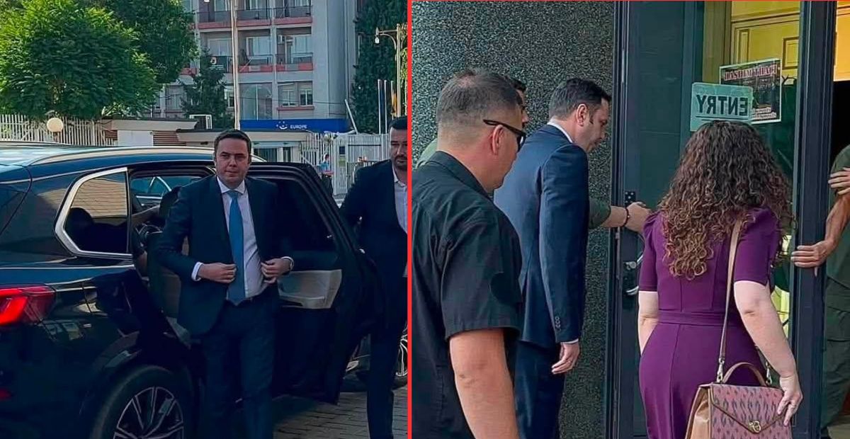 Takimi me Kurtin, Abdixhiku mbërrin në Kuvend i shoqëruar nga Osmani 