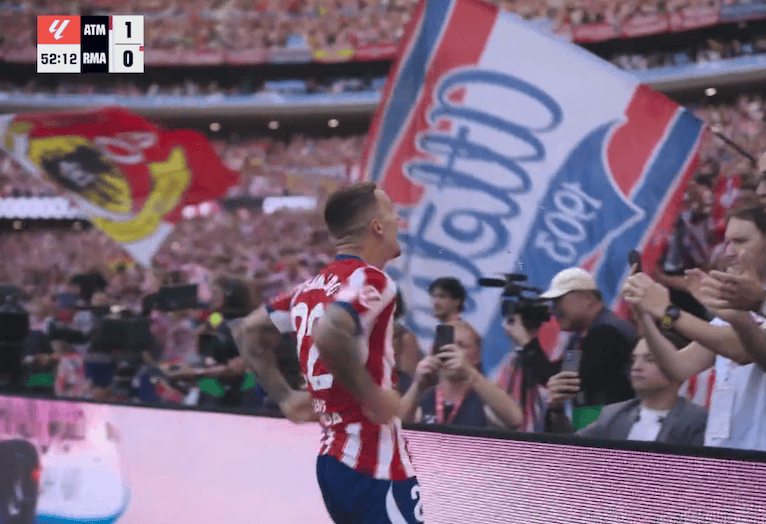 Penallti, karton i kuq dhe gol në fillimin e pjesës së dytë të derbit Atletico Madrid – Real Madrid