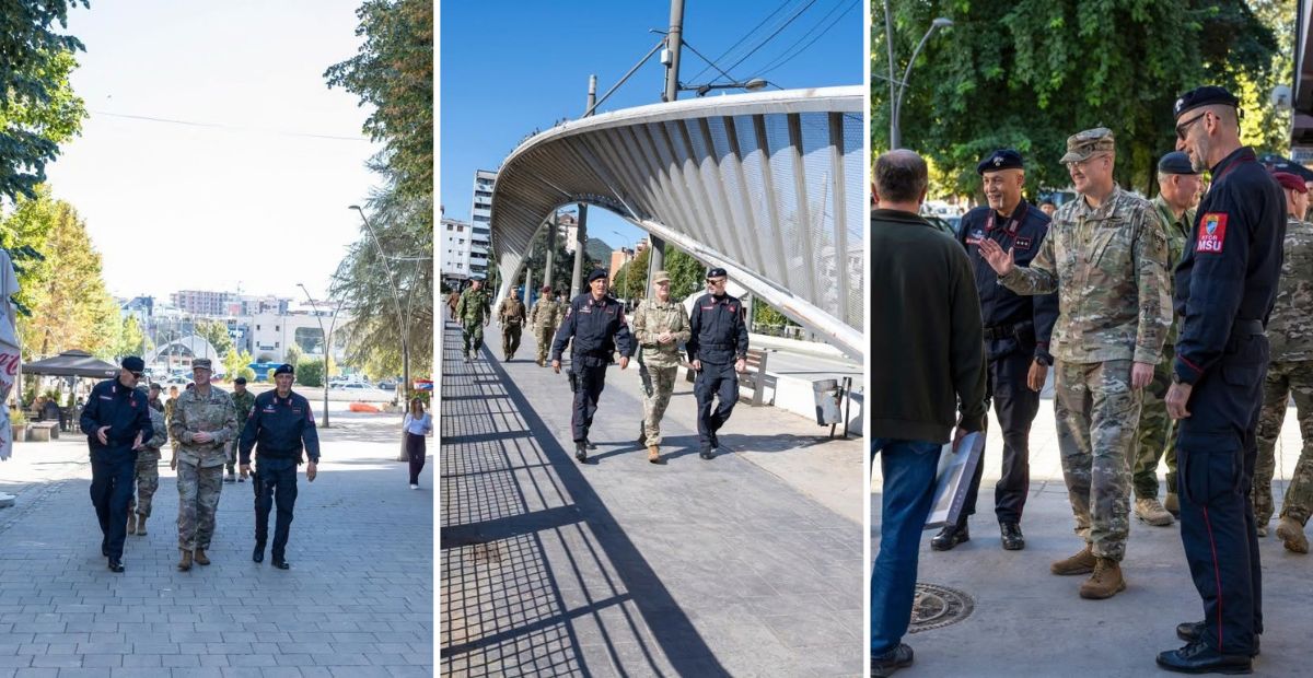 Shefi i Shtabit të KFOR-it viziton Mitrovicën e Veriut