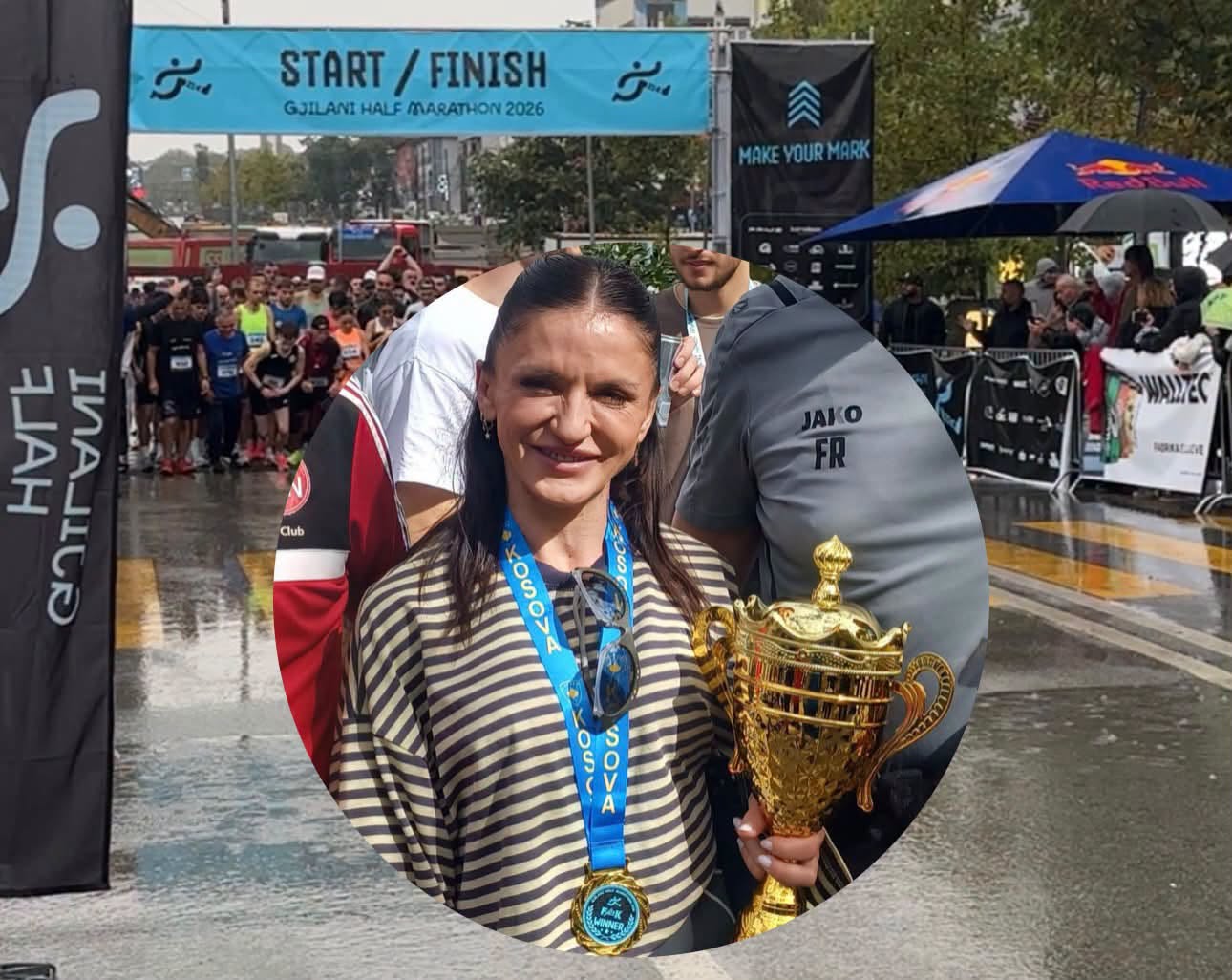 Luiza Gega nga Shqipëria fiton Gjilani Half Marathon 2026