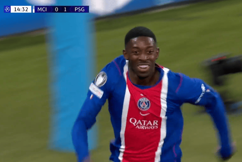 PSG në formë fantastike sonte, Dembele realizon golin e dytë ndaj Cityt
