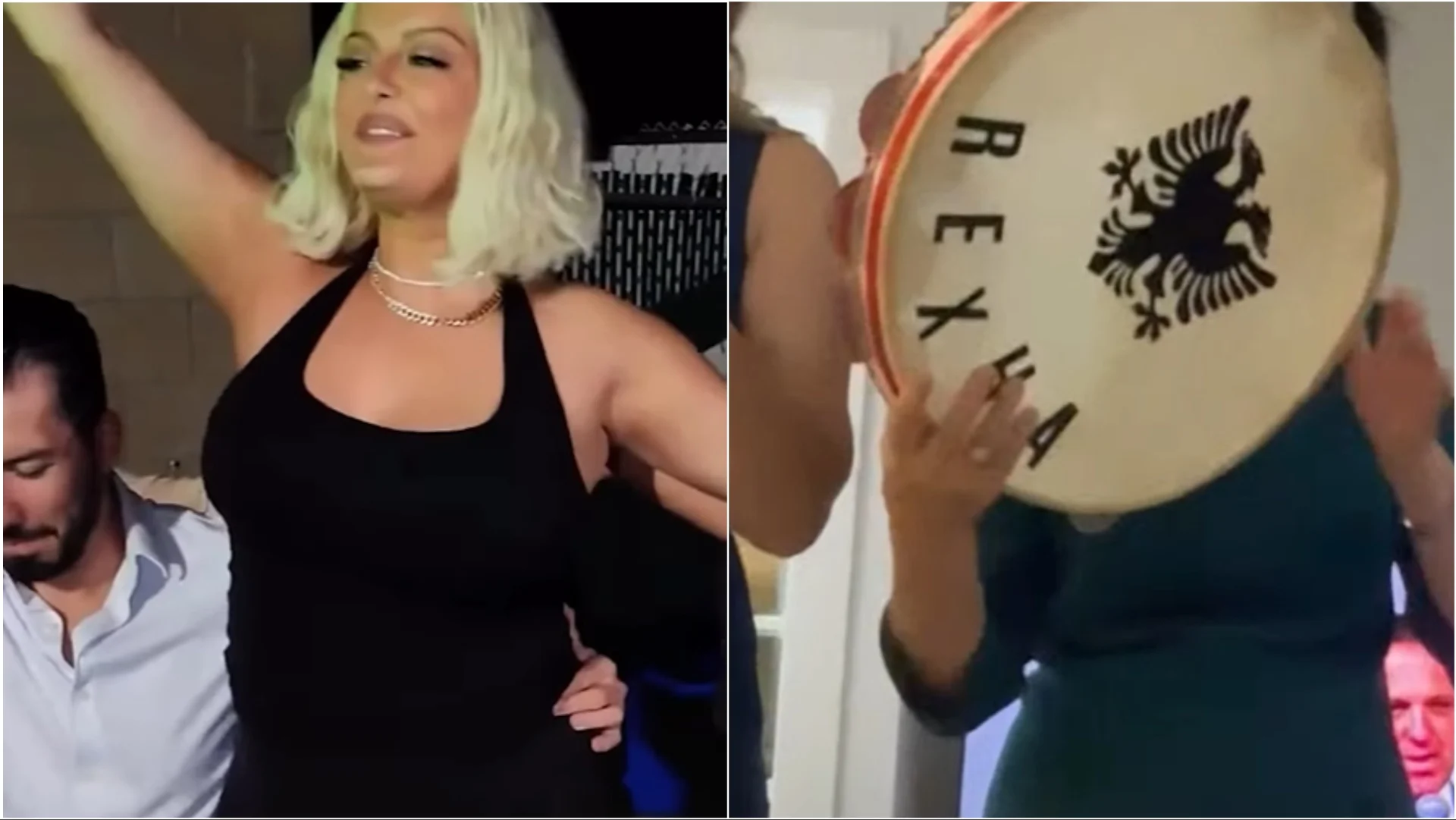 Bebe Rexha s’i harron traditat shqiptare, ia merr valles mes tupanave në dasmën e vëllait – publikohen pamjet