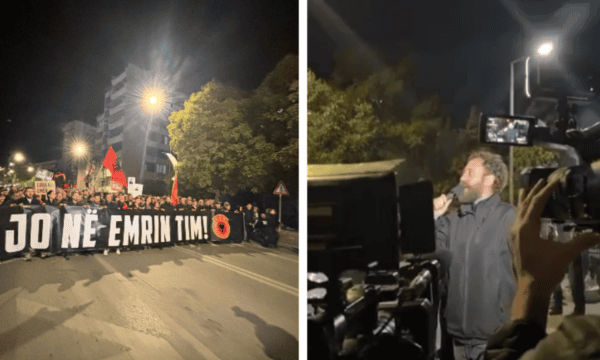 Protesta te Ministria e Drejtësisë, Çlirim Haziri: Donikë, procedo ligjin, në tavolinë e ki dinjitetin e kombit e dinjitetin tonë